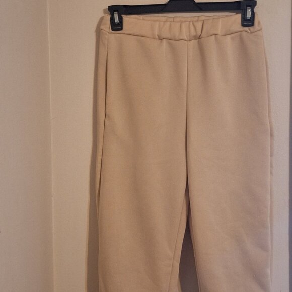 tan/light brown jogging pants medium - Picture 3 of 7